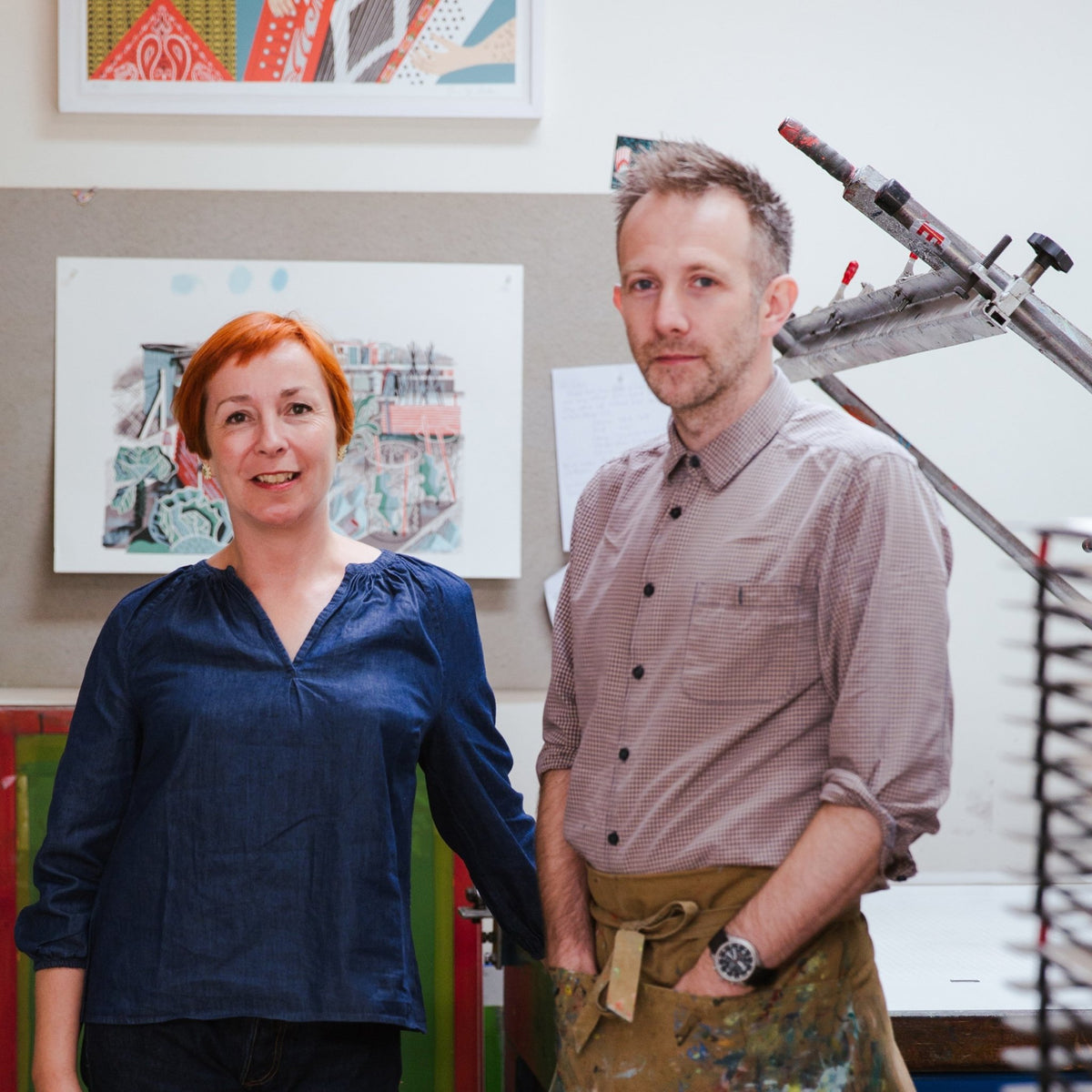 Partners in Print Working with Clare Curtis Penfold Press