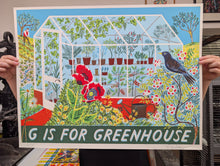 Load image into Gallery viewer, G is for Greenhouse - Reduced due to crease