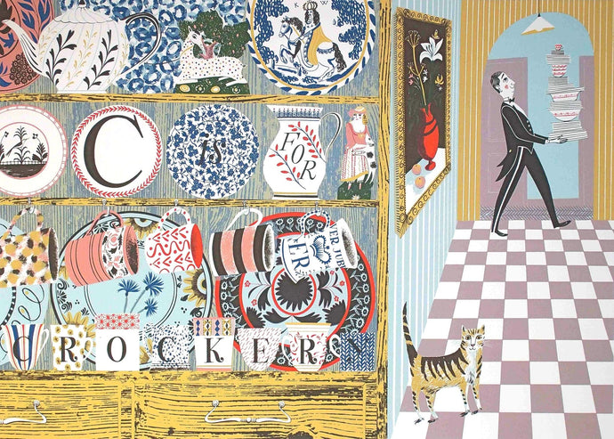 C is for Crockery - by Emily Sutton. Published by Penfold Press
