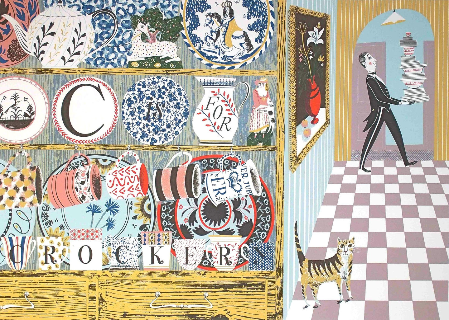C is for Crockery - by Emily Sutton. Published by Penfold Press
