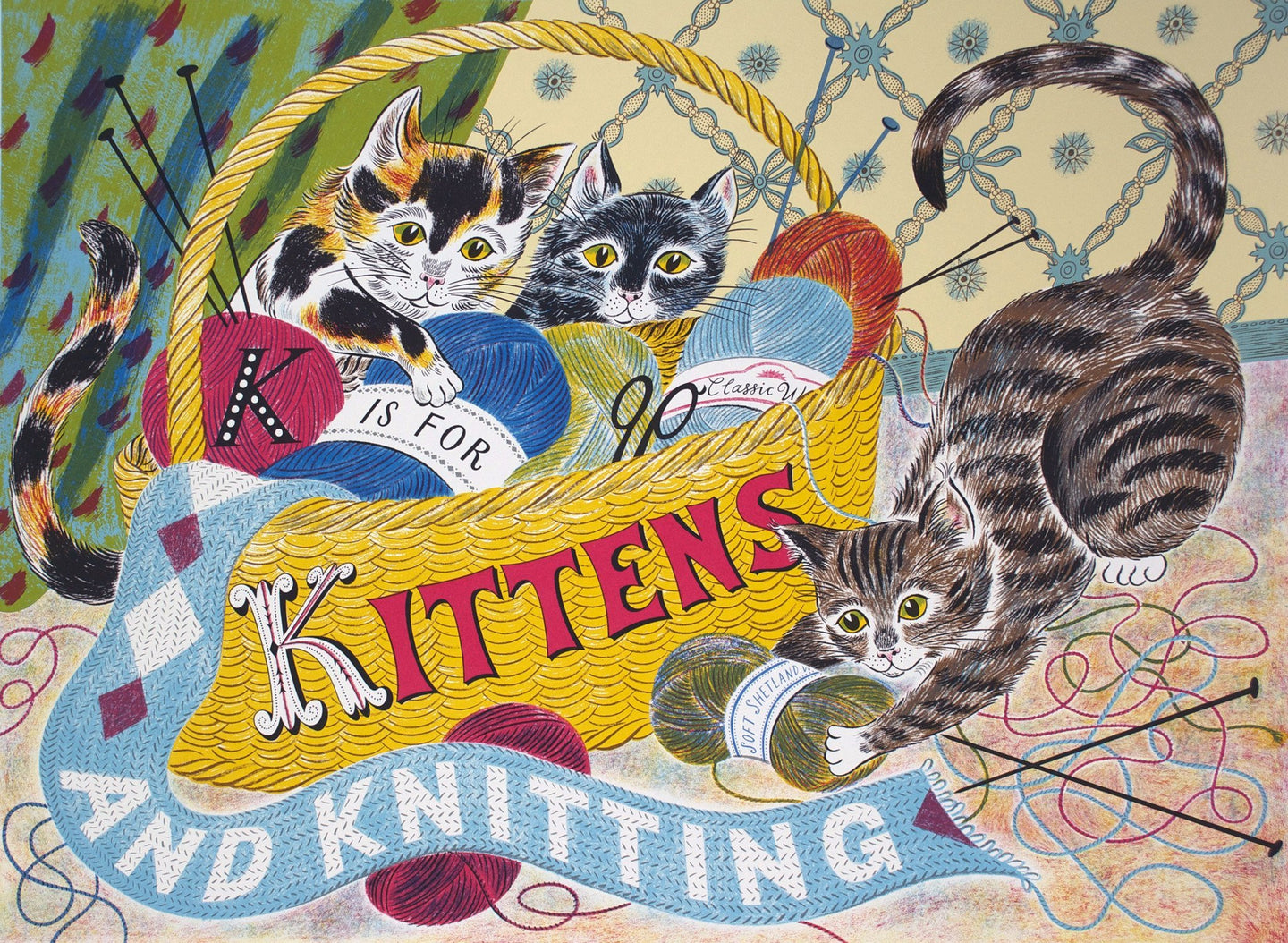K is for Kittens and Knitting - Penfold Press