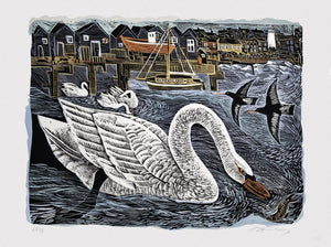 Southwold Swan - Angela Harding and Penfold Press