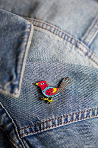 Toy Bird, the first Penfold Pin by Emily Sutton
