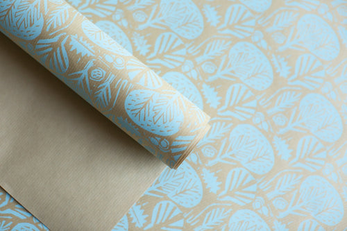 Winter Sprig patterned paper, designed by Mark Hearld for the Penfold Press